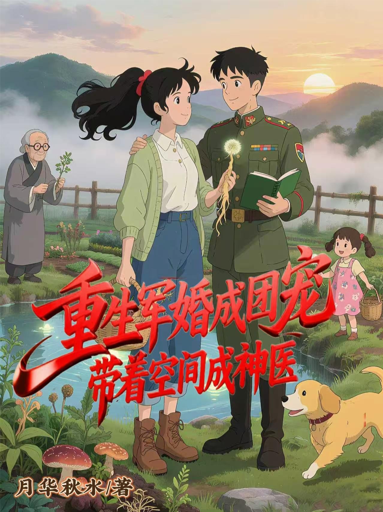重生军婚成团宠：带着空间成神医